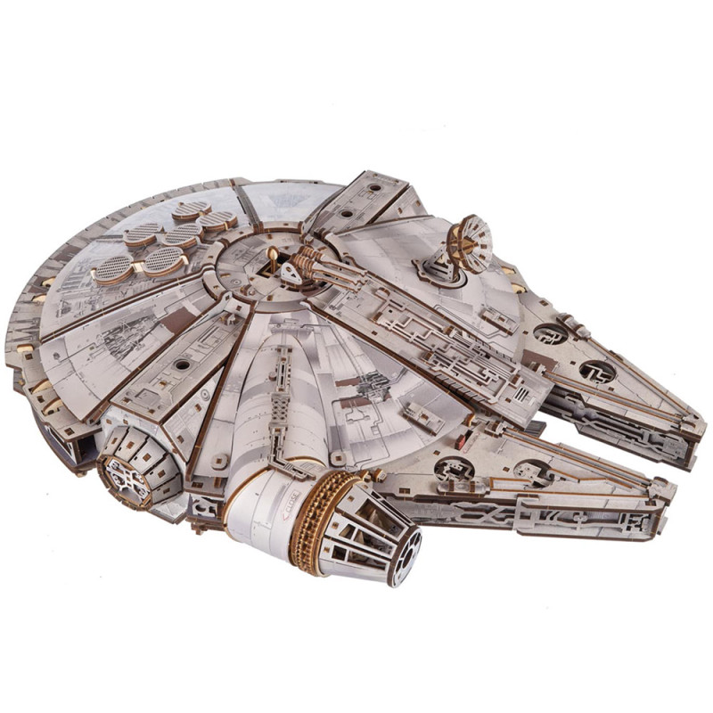 Faucon Millennium Star Wars – Maquette en Bois UGEARS – Puzzle 3D à Monter – Boissellerie.fr