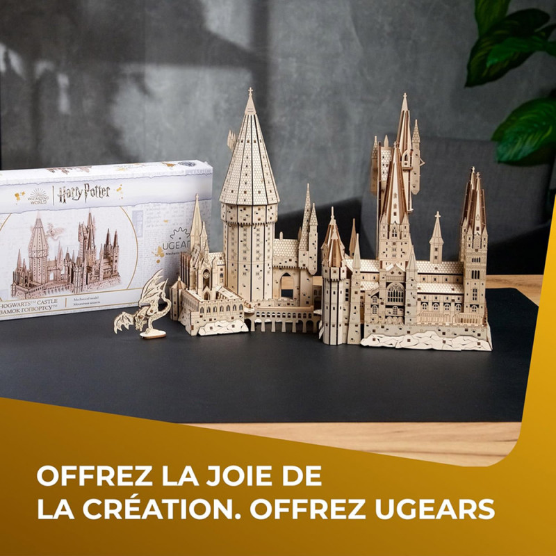 Château de Poudlard Harry Potter – Maquette 3D en Bois UGEARS – Kit à Monter – Boissellerie.fr