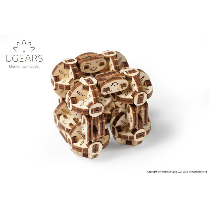 Flexi Cube - Maquette à construire en bois Ugears 2.0