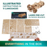 Voiture de Sport « Souris Rapide » – Puzzle 3D en Bois UGEARS – Kit Mécanique à Monter – Boissellerie.fr