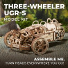 Voiture de Sport « Souris Rapide » – Puzzle 3D en Bois UGEARS – Kit Mécanique à Monter – Boissellerie.fr