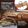 Voiture de Sport « Souris Rapide » – Puzzle 3D en Bois UGEARS – Kit Mécanique à Monter – Boissellerie.fr