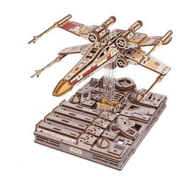 X-Wing Starfighter Star Wars – Maquette en Bois UGEARS – Puzzle 3D à Monter – Boissellerie.fr