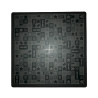 Tapis de jeu - Tapis de carte - Signature Graphite (60X60 cm)
