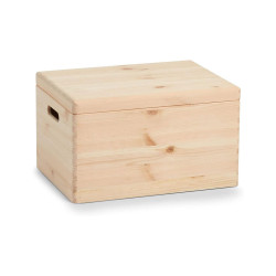Grande Boite en Bois avec Couvercle sur Charnières 30 cm x 40 cm x 23 cm