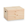 Grande Boite en Bois avec Couvercle sur Charnières 30 cm x 40 cm x 23 cm