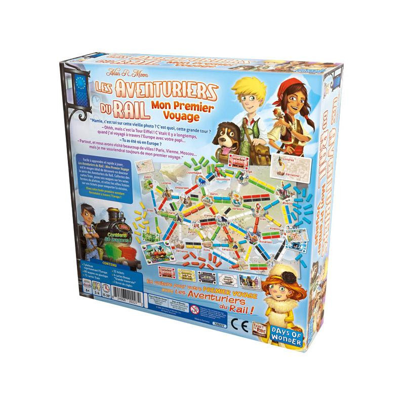 Les Aventuriers du Rail Mon Premier Voyage - Jeu Enfant dès 6 ans | Boissellerie.fr