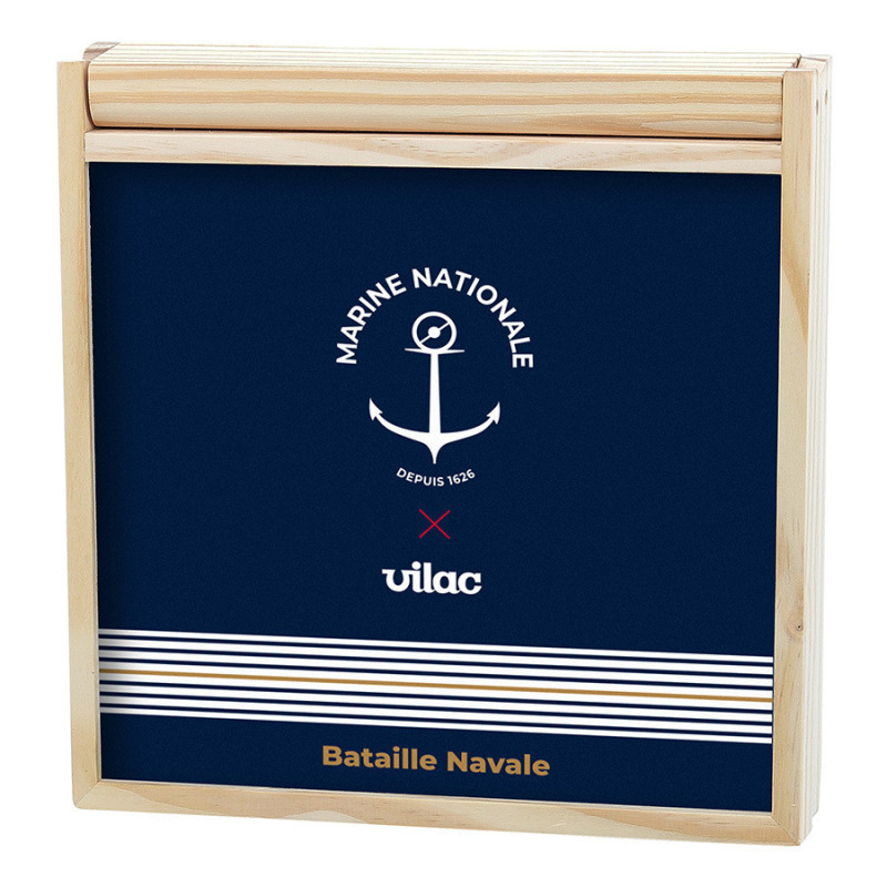Bataille Navale - Marine Nationale - Jeu en bois Vilac