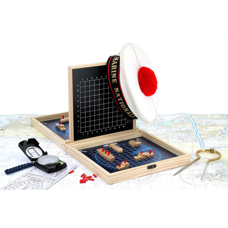 Bataille Navale - Marine Nationale - Jeu en bois