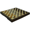 Jeu de dames françaises - coffret magnétique pliant en bois