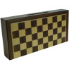 Jeu de dames françaises - coffret magnétique pliant en bois