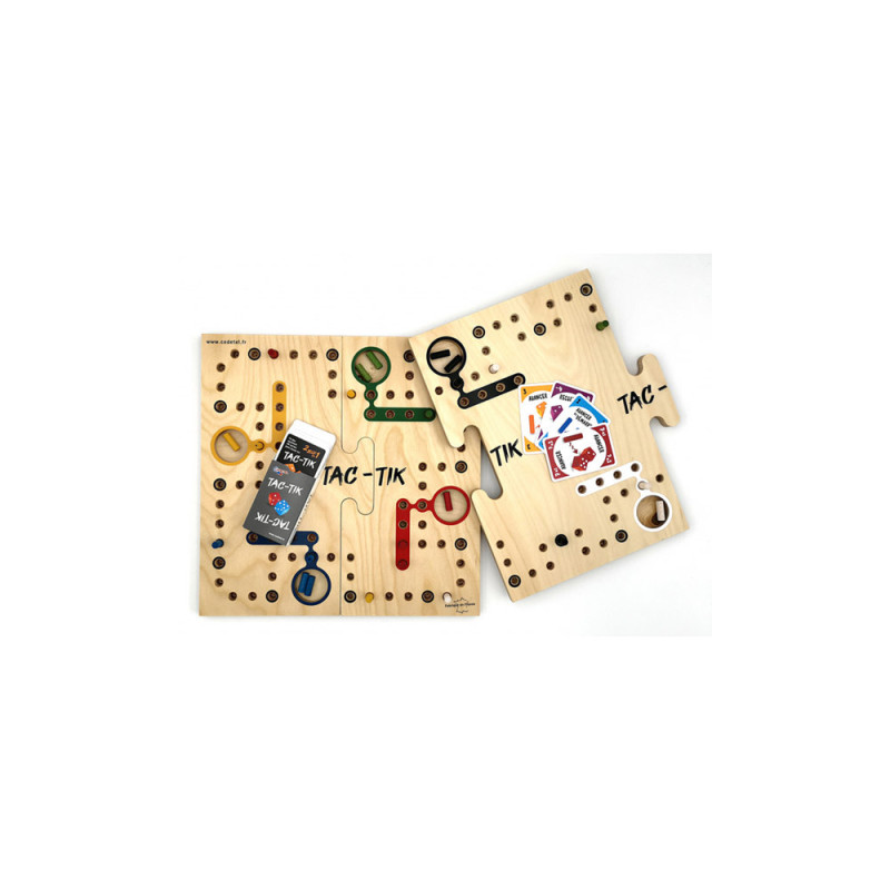TAC-TIK - Jeu en bois fabriqué en France