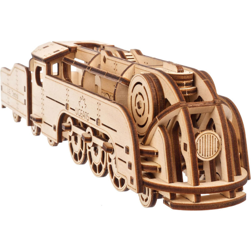 Mini Locomotive UGEARS – Puzzle Mécanique 3D en Bois