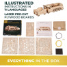 Mini Locomotive UGEARS – Puzzle Mécanique 3D en Bois