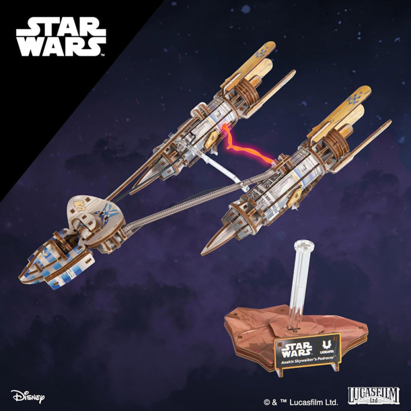 Podracer d'Anakin Skywalker - Puzzle 3D en bois Ugears