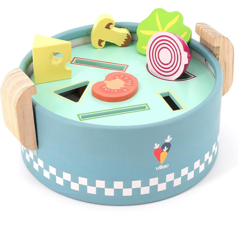 Popotte Minus – Jeu d'éveil et de formes en bois (Vilac)