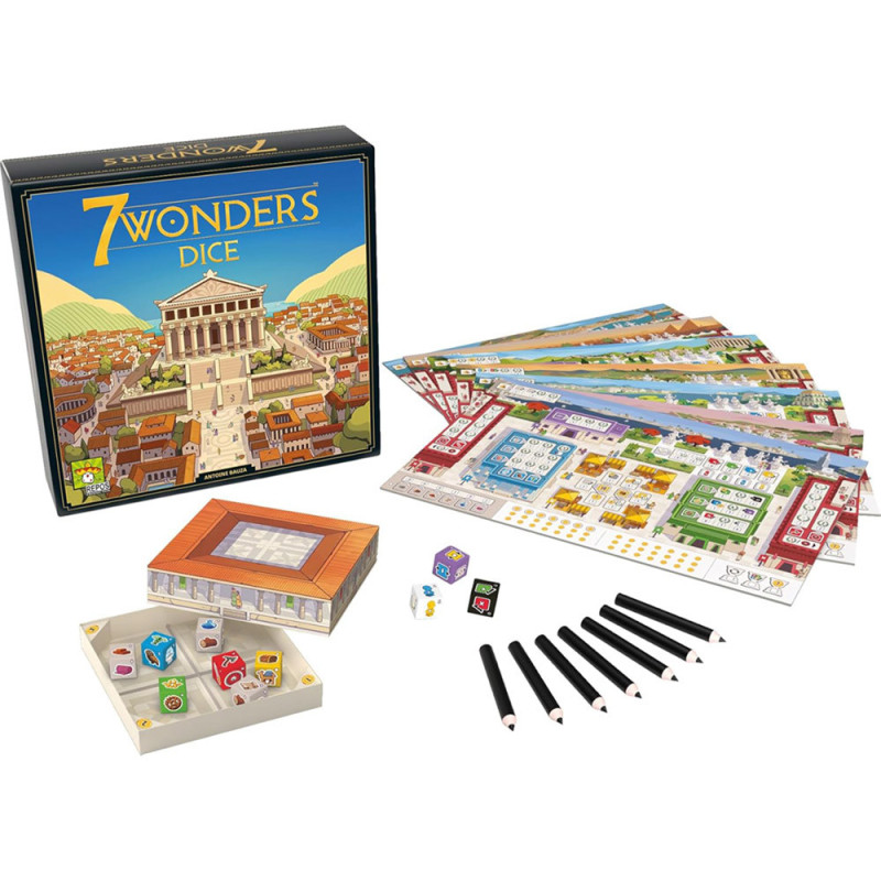 7 Wonders Dice – Le jeu de stratégie de Repos Production