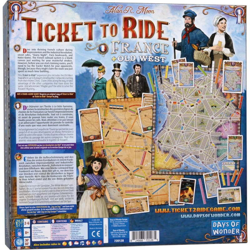 Les Aventuriers du Rail : France & Old West