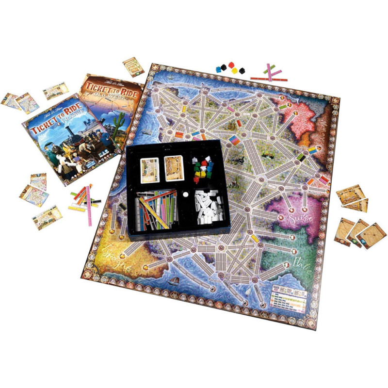 Les Aventuriers du Rail : France & Old West