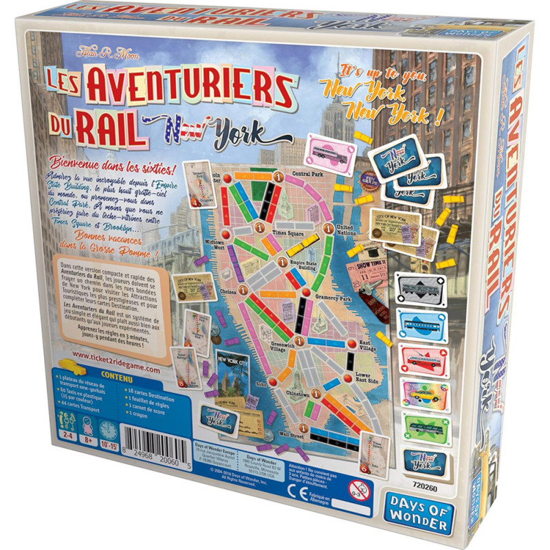 Les Aventuriers du Rail : New York – La Grosse Pomme en 15 minutes