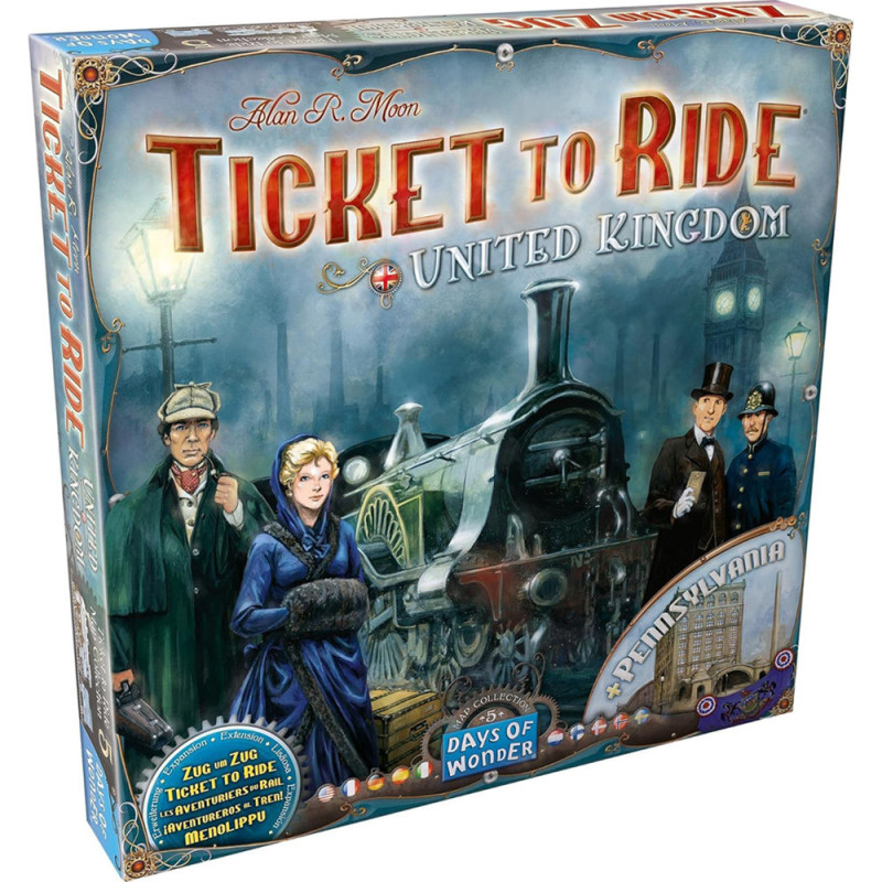 Les Aventuriers du Rail : Royaume-Uni & Pennsylvanie