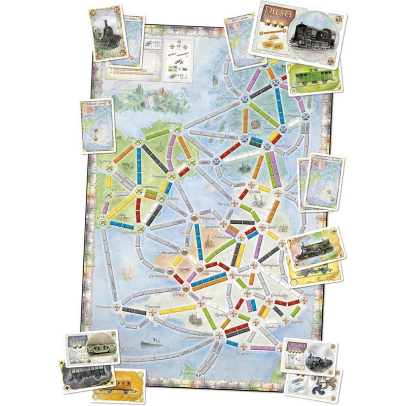 Les Aventuriers du Rail : Royaume-Uni & Pennsylvanie
