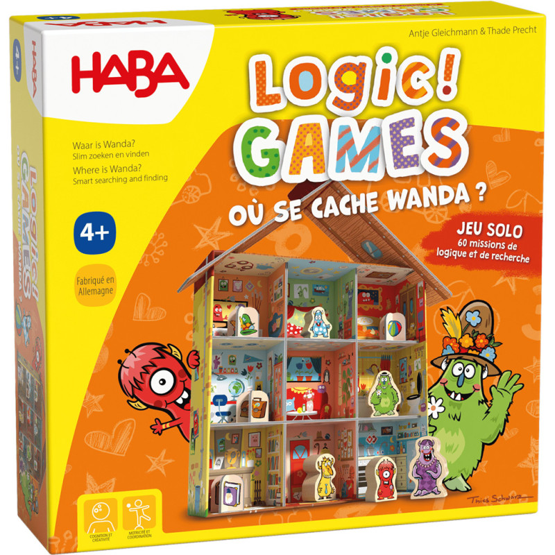 Où se cache Wanda ? Jeu de Logique de Haba
