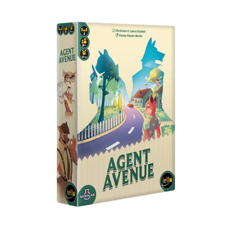 Agent Avenue Iello | Jeu de Cartes Tactique et Bluff pour 2