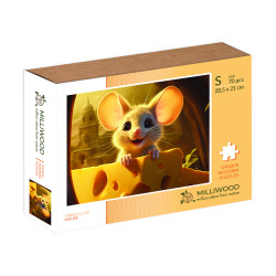 Puzzle en bois – Souris – 70 pcs