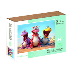 Princesse avec licorne et château - puzzle de 150 pièces