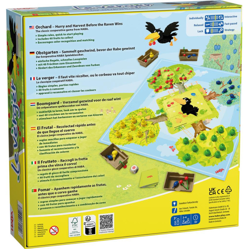 Le Verger - jeu de société - HABA