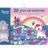 20 p'tits jeux de Licornes – La pochette de jeux de Auzou
