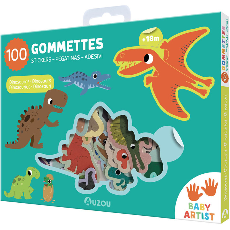 100 gommettes - Dinosaures - Activités et loisirs créatifs