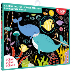 Cartes à Gratter Océan Auzou
