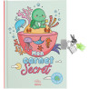 Mon carnet secret – Le carnet intime avec porte-clé tortue