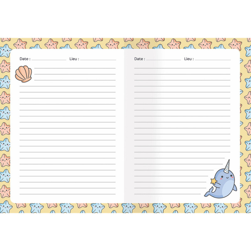 Mon carnet secret – Le carnet intime avec porte-clé tortue