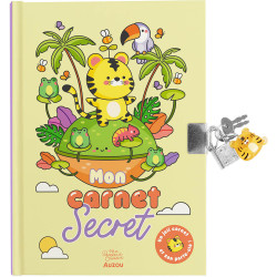 Mon carnet secret - Porte-clé tigre - Activités et loisirs créatifs