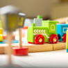 Circuit de train en bois - Ville et campagne