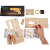 Maquette en bois - Le Pistolet à élastique - Wolf 01 Ugears