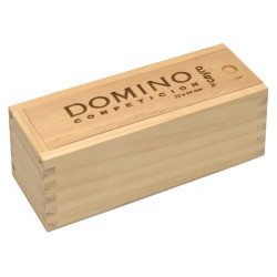 Jeu de Dominos avec rivet - boite bois
