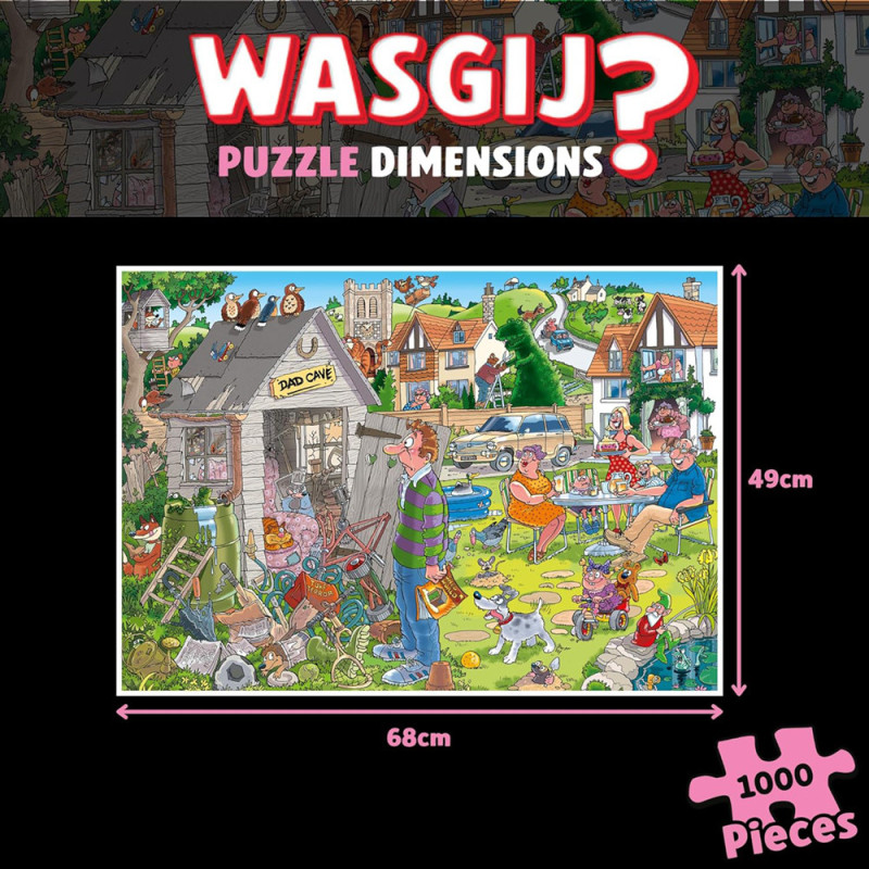 Puzzle Wasgij Destiny 28 - 1000 Pcs - Le Débarras De Papa