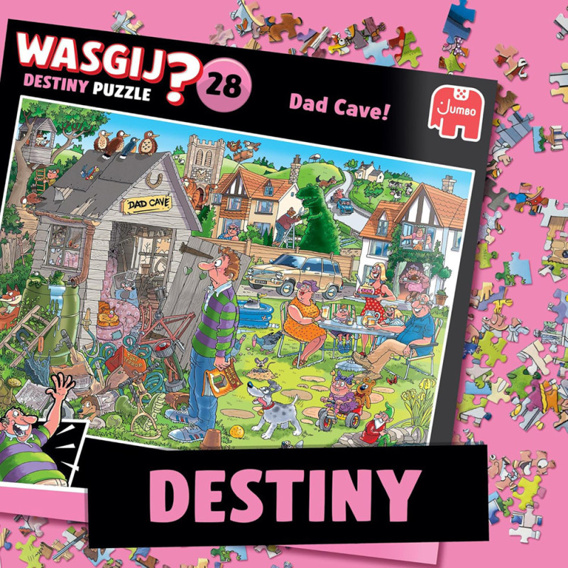Puzzle Wasgij Destiny 28 - 1000 Pcs - Le Débarras De Papa