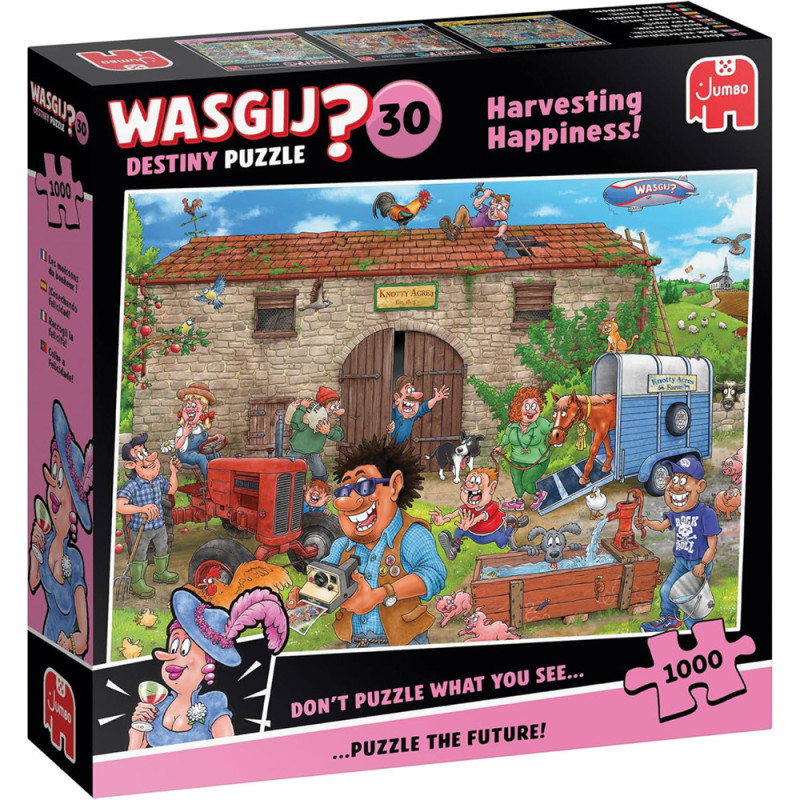 Puzzle Wasgij Destiny 30 - 1000 Pcs - Les Moissons Du Bonheur