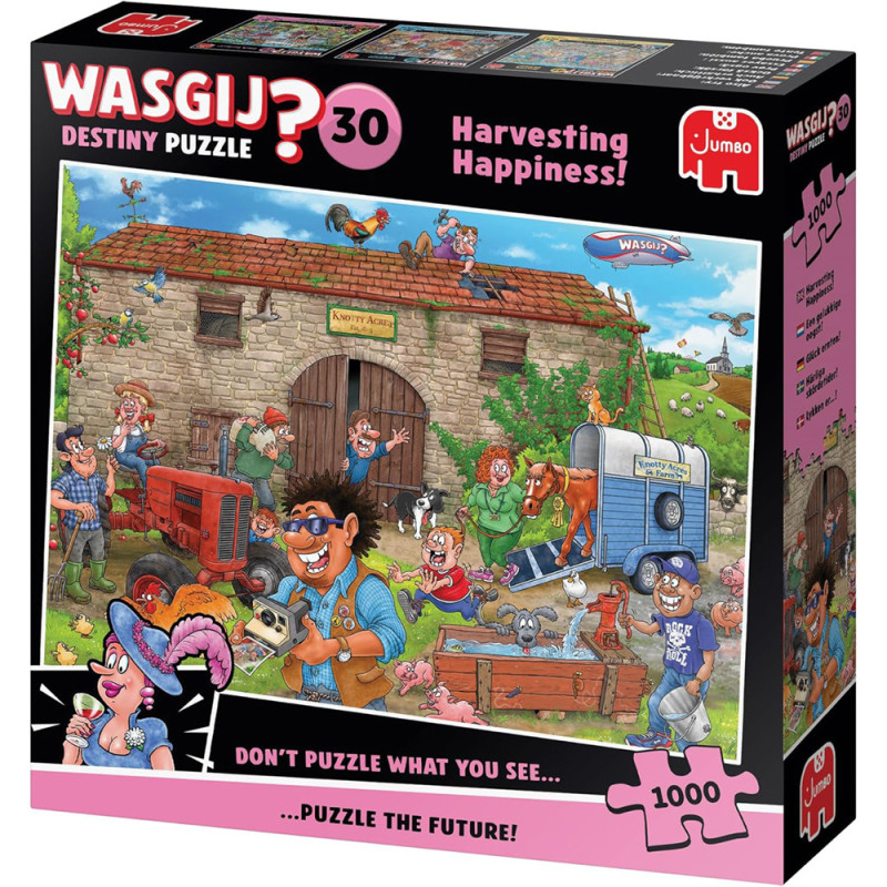 Puzzle Wasgij Destiny 30 - 1000 Pcs - Les Moissons Du Bonheur