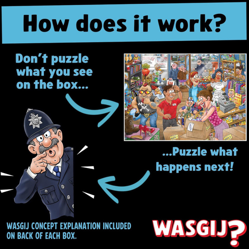 Puzzle Wasgij Mystery 29 - 1000 Pcs - Un Fiasco Embarrassant