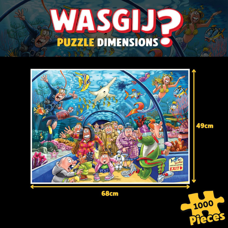 Puzzle Wasgij Original 43 - 1000 Pcs - Ça Sent Le Poisson
