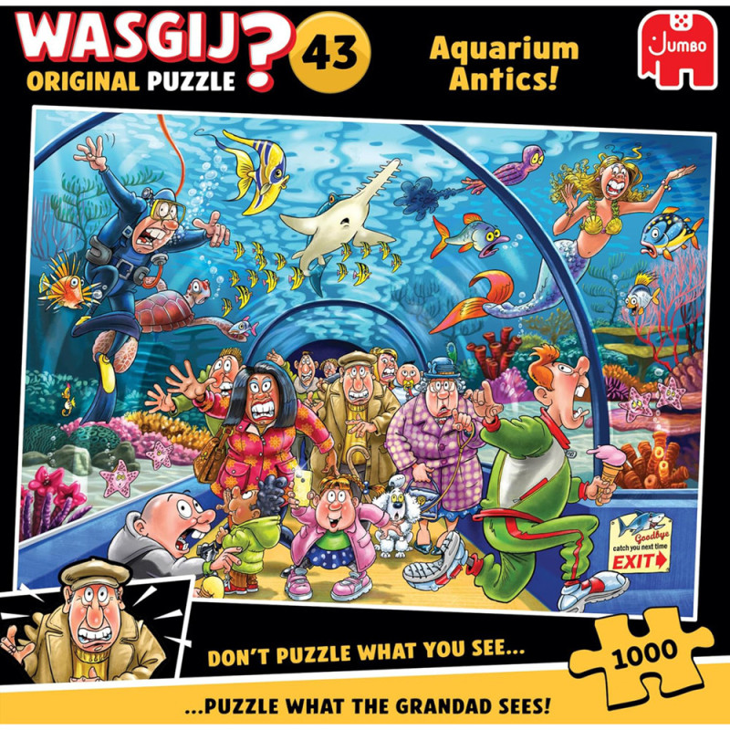 Puzzle Wasgij Original 43 - 1000 Pcs - Ça Sent Le Poisson