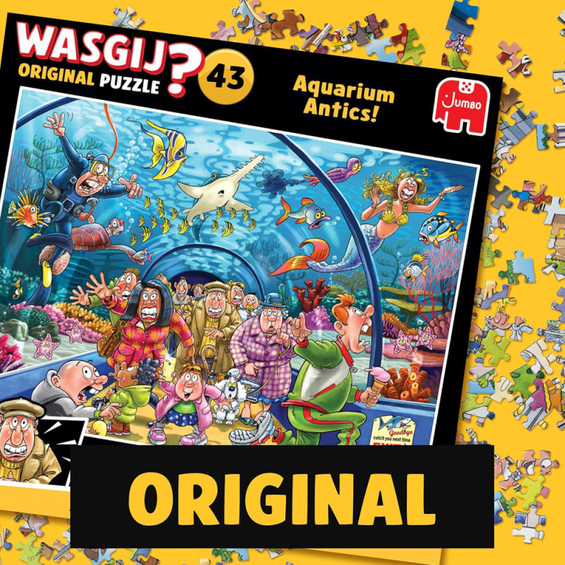 Puzzle Wasgij Original 43 - 1000 Pcs - Ça Sent Le Poisson