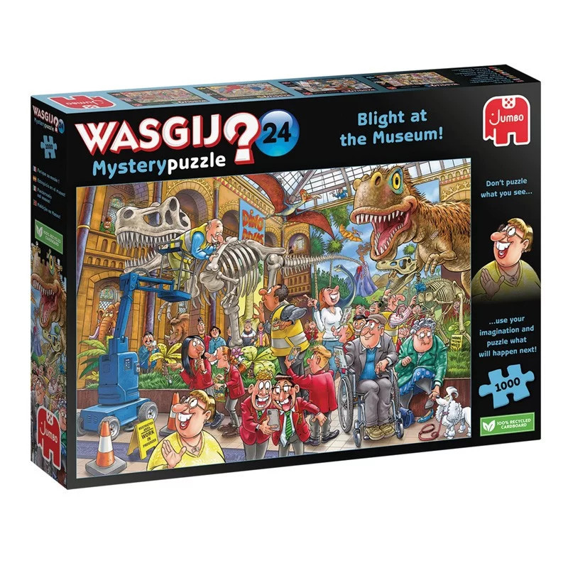 Puzzle Wasgij Mystery 24 - Panique Au Musée !  - 1000 Pcs