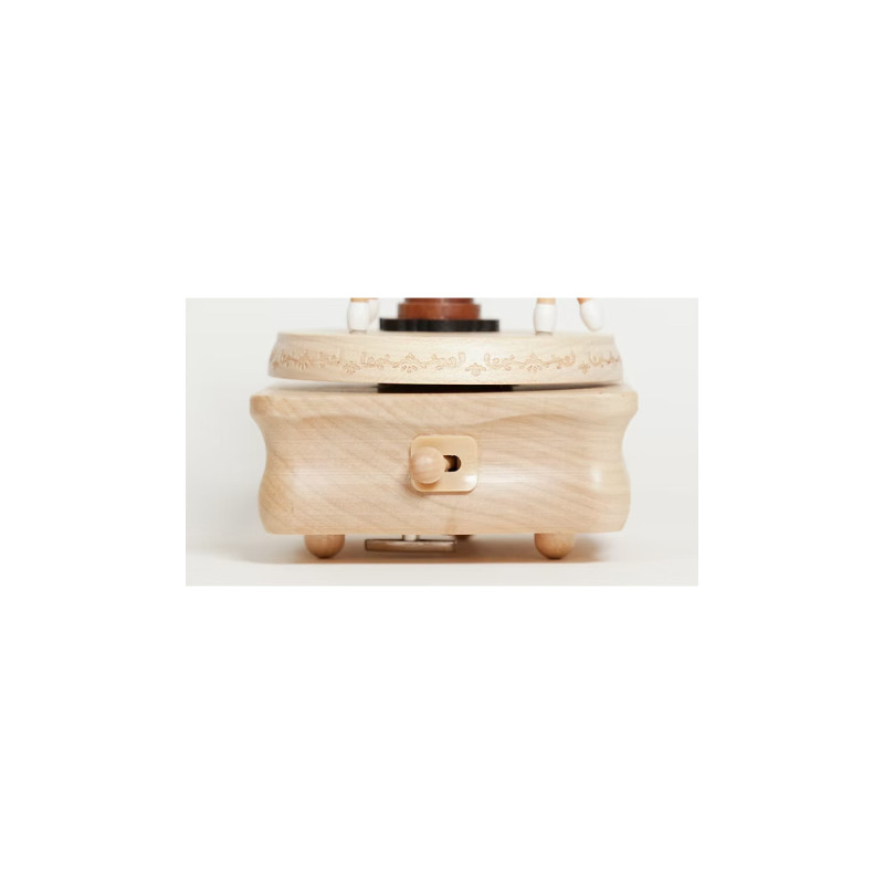 Boîte à Musique Bois Animée Danseuse Étoile Wooderful Live | Boissellerie